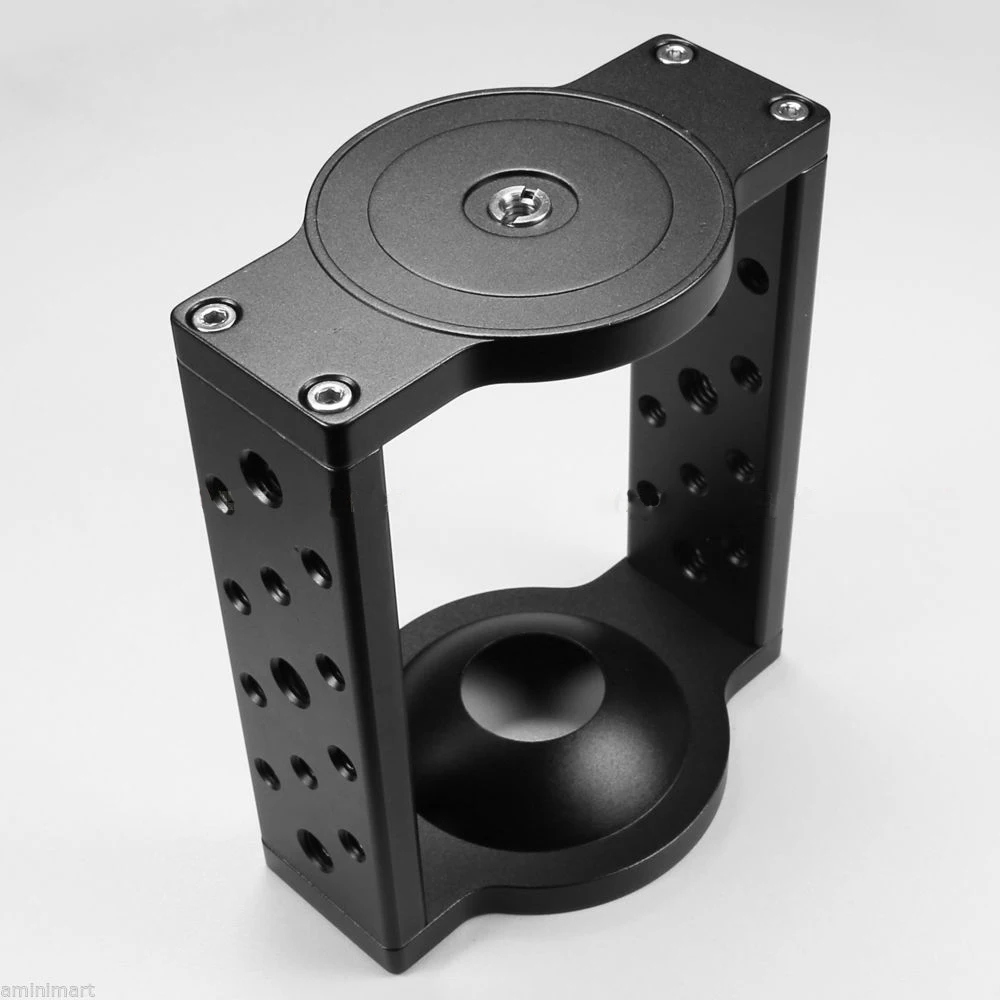 Adaptador de Alumínio Plano para Tigela Conversor Riser para Manfrotto Tripé Vídeo Cabeça Fluida Deslizante de Trilho Dslr Meia Bola 65 mm 75 mm 100 mm - Image 6
