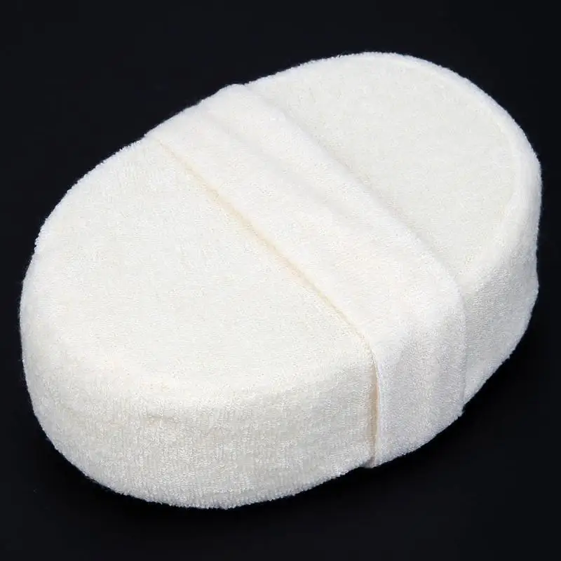 Отшелушиватель натуральная Мочалка для ванны губка для душа Luffa Scrubber Wash Pad