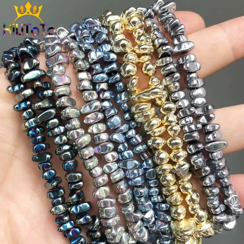 Hematite Diy Bracelet Necklace Loose Spacer Beads Jewelry - Temu