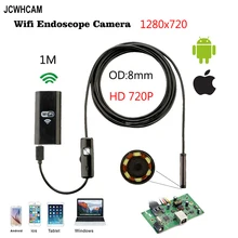 8mm Lens Wifi Android Iphone Endoscope Camera 1M 2M Waterproof Snake Tube Pipe Borescope 720P Iphone Camera Endoscope 1280*720 8mm Lens Wifi Android Iphone Endoscope Camera 1M 2M Waterproof Snake Tube Pipe Borescope 720P Iphone Camera Endoscope 1280*720