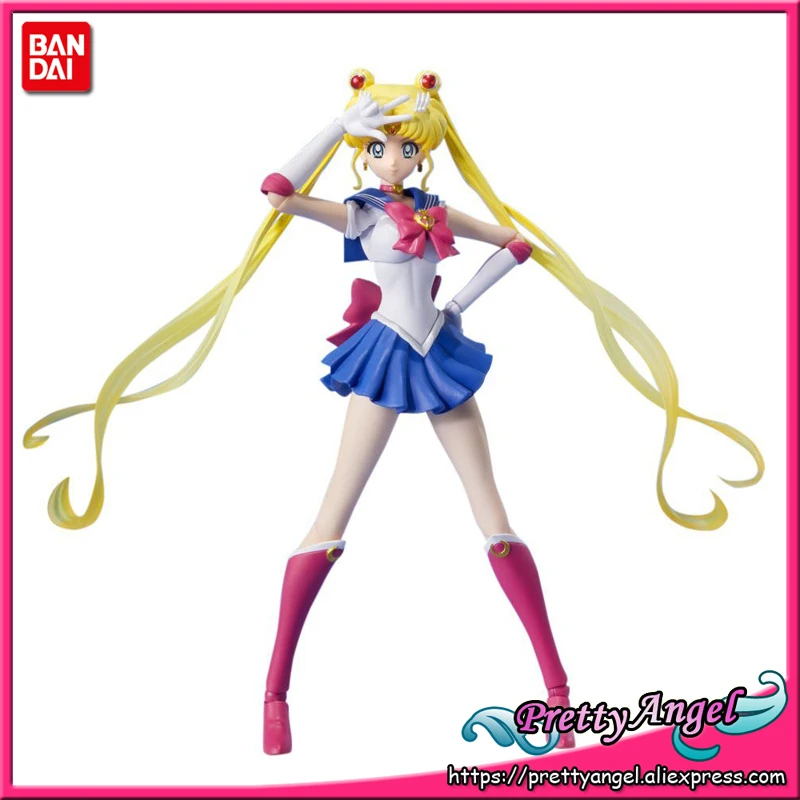 

PrettyAngel - Genuine Bandai Tamashii Nations S.H.Figuarts Pretty Guardian Sailor Moon Action Figure