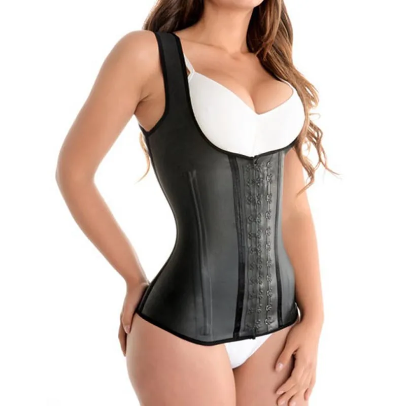 Buy New Latex Waist Trainer Vest Long Torso Corselet