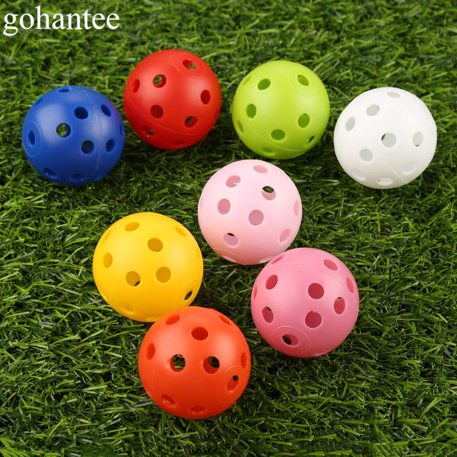 Gohantee 10個41ミリメートルゴルフトレーニングボールプラスチック気流中空とホールのゴルフボール屋外ゴルフ練習ボールゴルフアクセサリー Golf Training Ball Practice Ballsplastic Training Balls Aliexpress
