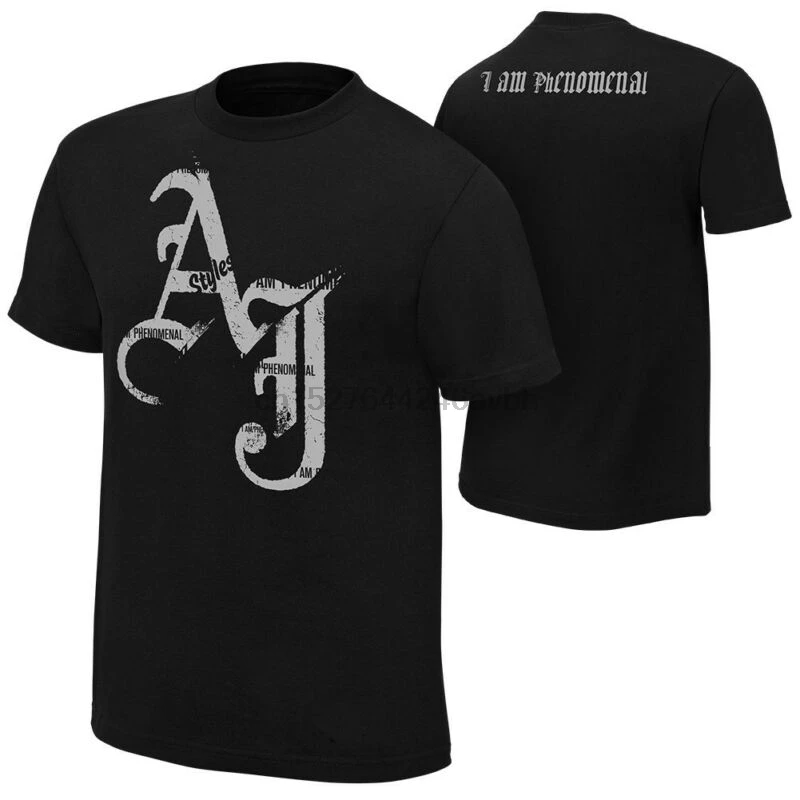 

AJ Styles I Am Phenomenal Black T-shirt