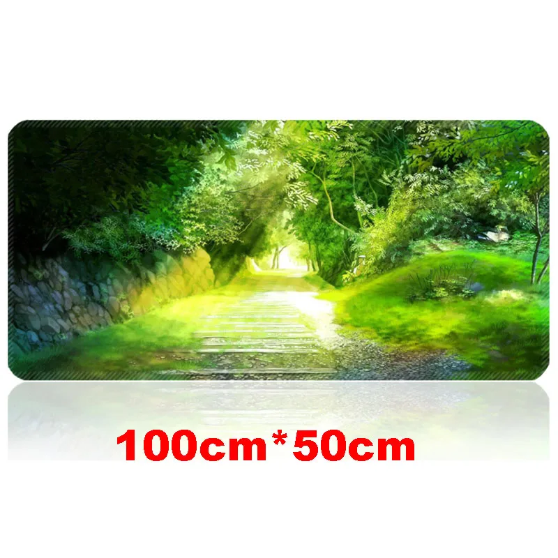 

1000*500mm Rubber Large Gaming Mouse Pad Computer Game MousePad World of Tanks Anime Locking Edge Mouse Mat for Dota2 CSGO LOL