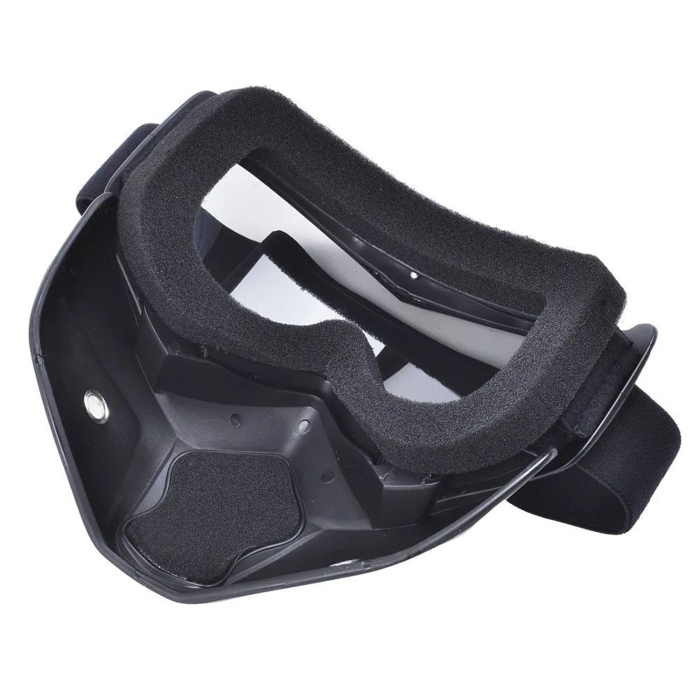 Маска для лица мотоциклетная со съемными очками и фильтром лица|motorcycle helmet face