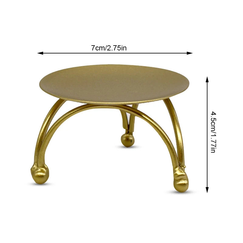 Геометрический круглый Votive подставки для свечей из кованого железа подсвечник Настольный подсвечник для вечерние ужин, держащих букет невесты на свадьбе, украшение дома