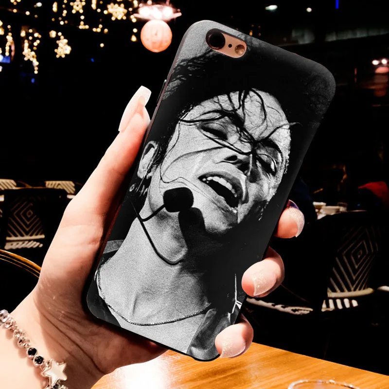 MaiYaCa michael jackson singer Black Soft TPU silicone Phone accessories Case For iPhone 5s 6s 7 plus 8 8plus X XR XS MAX case