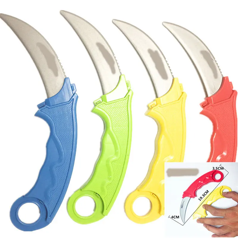

10Pcs Retractable Trick Dagger Knife SLIDE IN Blade Fun Joke Prank Halloween Prop Fake Gag Toys