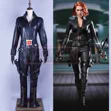 2016 New Marvel The Avengers Black Widow Cosplay Costume Black Widow Natasha Romanoff Cosplay Costume Adult Superhero Costume
