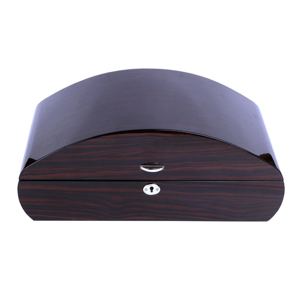 DELUXE Cohiba humidors 75100ct cigars Humidor with Ebony venner Piano finish cigaret storage