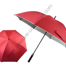 Диаметр 120 см 3 шт/Партия понджи серебряное покрытие зонты для гольфа. стекловолокно, автоматическое открытие, антистатическое, с антигрозовой защитой