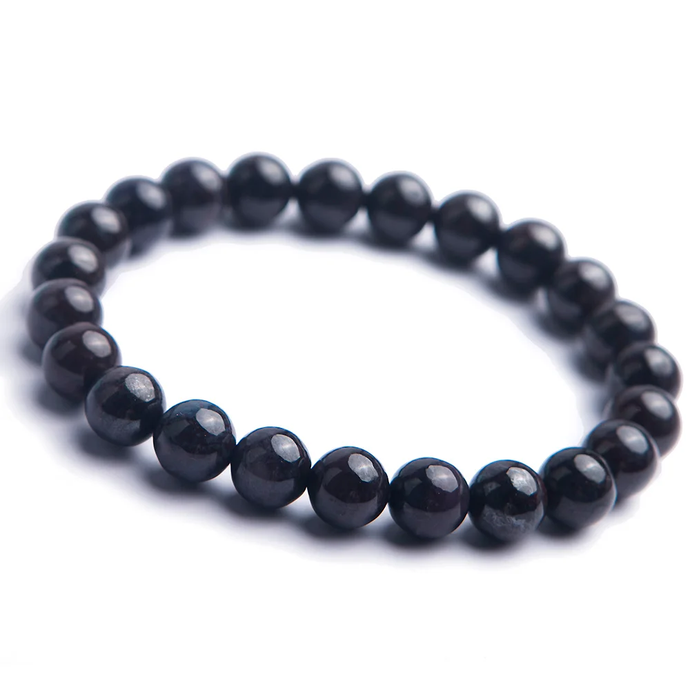 Genuine South African Natural Sugilite Bracelets For Women Female Stretch Crystal Round Bead Bracelet | Украшения и аксессуары