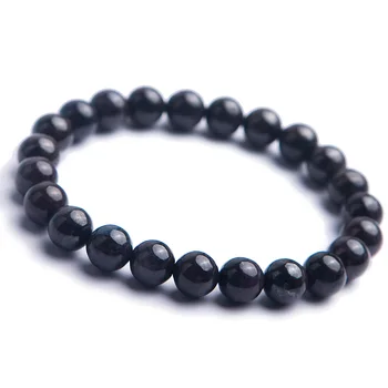 

Genuine South African Natural Sugilite Bracelets For Women Female Stretch Crystal Round Bead Bracelet
