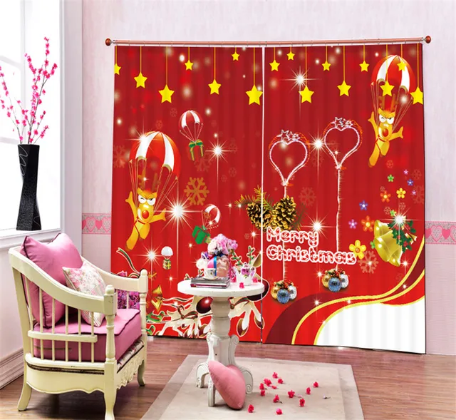 Modern Luxury 3D Curtains Drapes For Bed room Living room