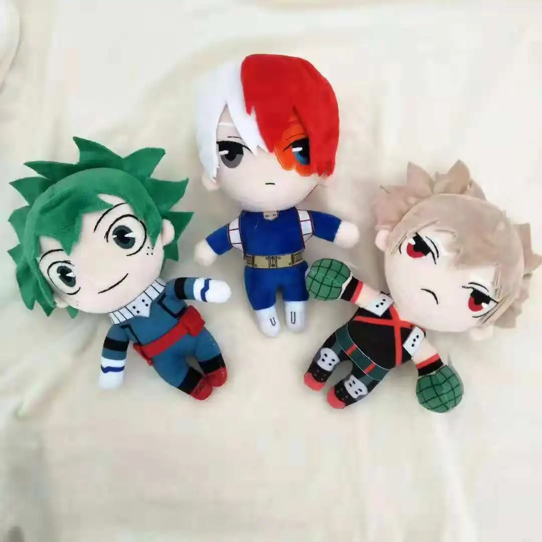 My Hero Academic хлопковые плюшевые игрушки TODOROKI SHOTO/Midoriya izku/bakugou katsuki Подушка парик |