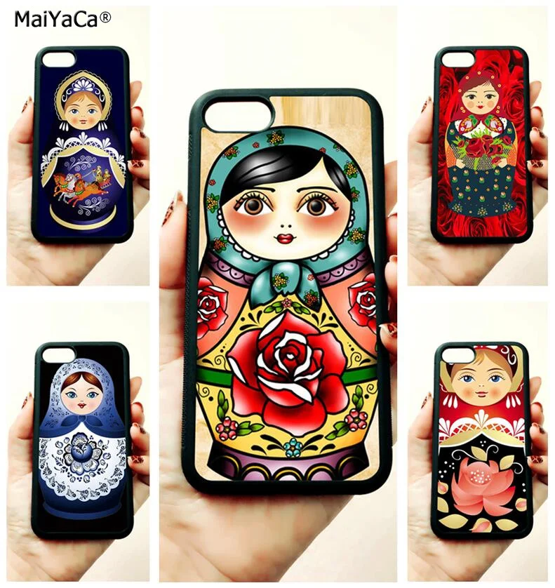 

Russian dolls soft edge cell phone cases for apple iPhone x 5s SE 6 6s plus 7 7plus 8 8plus XR XS MAX case