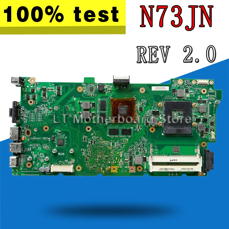 Материнская плата для For Asus N73JN 60-NZXMB1100-E18 основная 8 Memory Rev2.0 материнская 100%