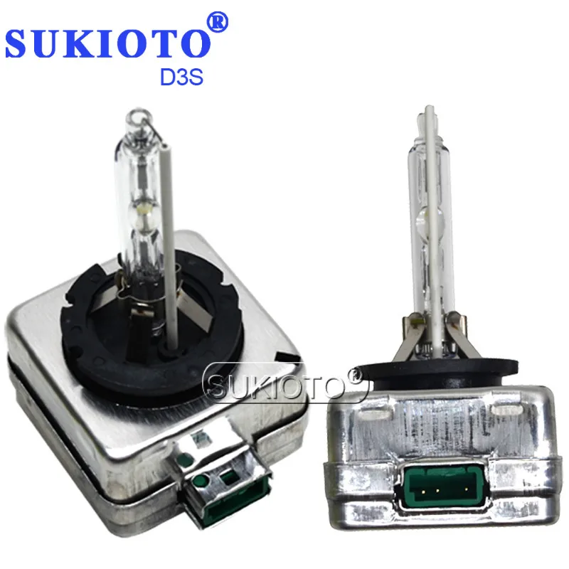 SUKIOTO ксенон D1S D2S D3S D4S 66140 CBI Ксеноновые лампы для передних фар+ 60% супер видение D1R D2R D3R D4R 4300K 5000K 6000K 8000K 35W