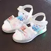 white sandal girl