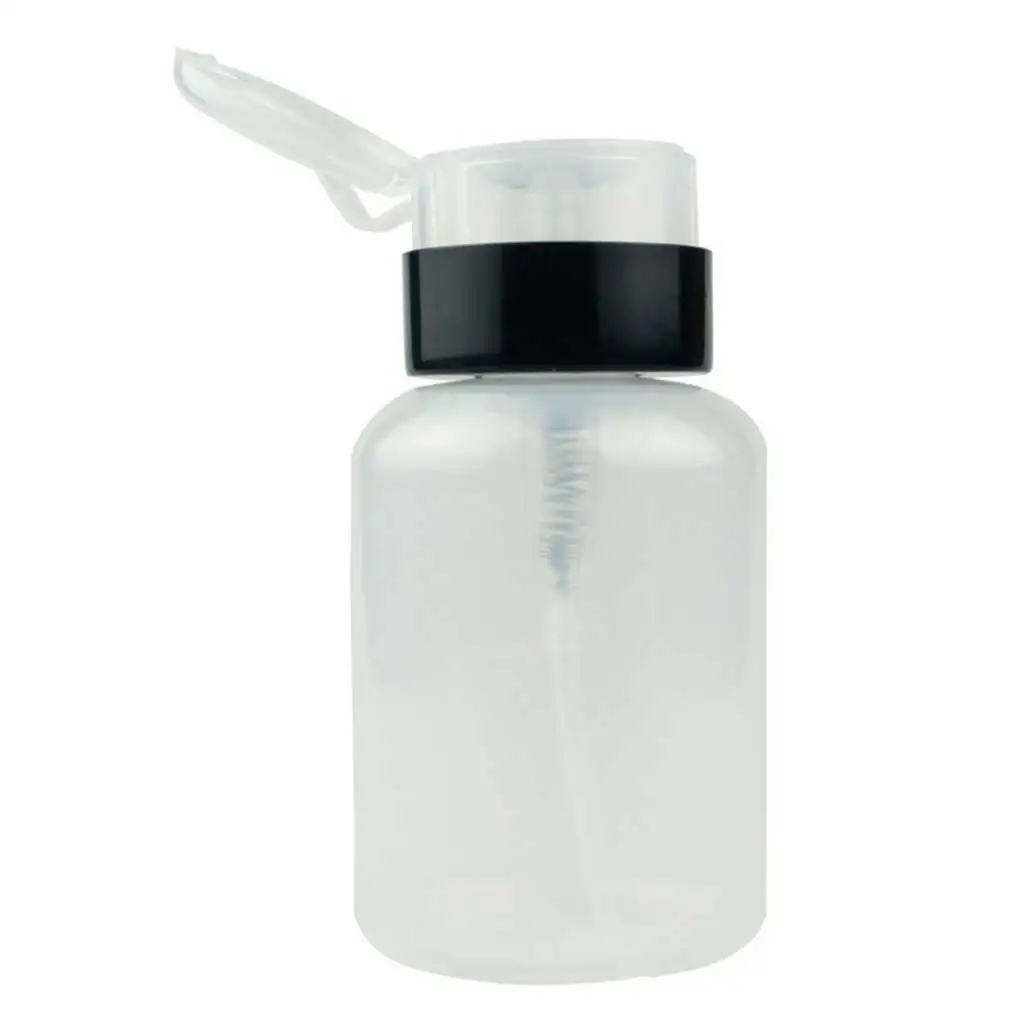210 мл прозрачные бутылки для многоразового использования диспенсер для ногтей для снятия лака Пустой Спрей пластиковая бутылка для жидкости