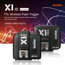 Godox X1C TTL вспышка триггера 1/8000 s HSS 32 Каналы 2.4 г Беспроводной ЖК-дисплей мерцающий триггера приемопередатчик для Canon 600D 70D