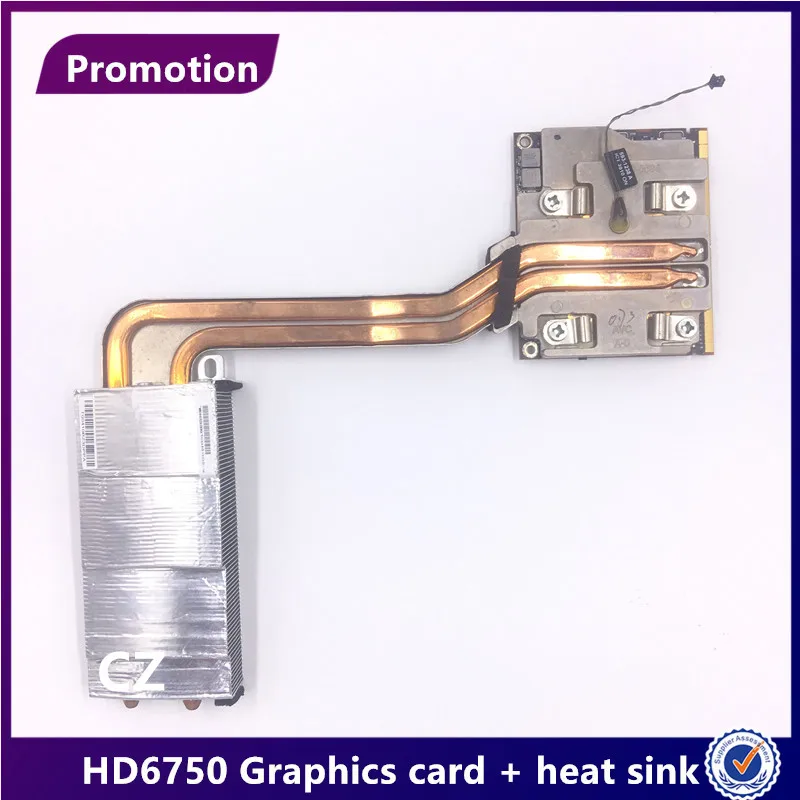Для iMac A1311 A1312 2011 2010 512 Мб HD 6750 6750m HD6750 hd6750m видеокарта GPU + радиатор 109 C29557 00 216