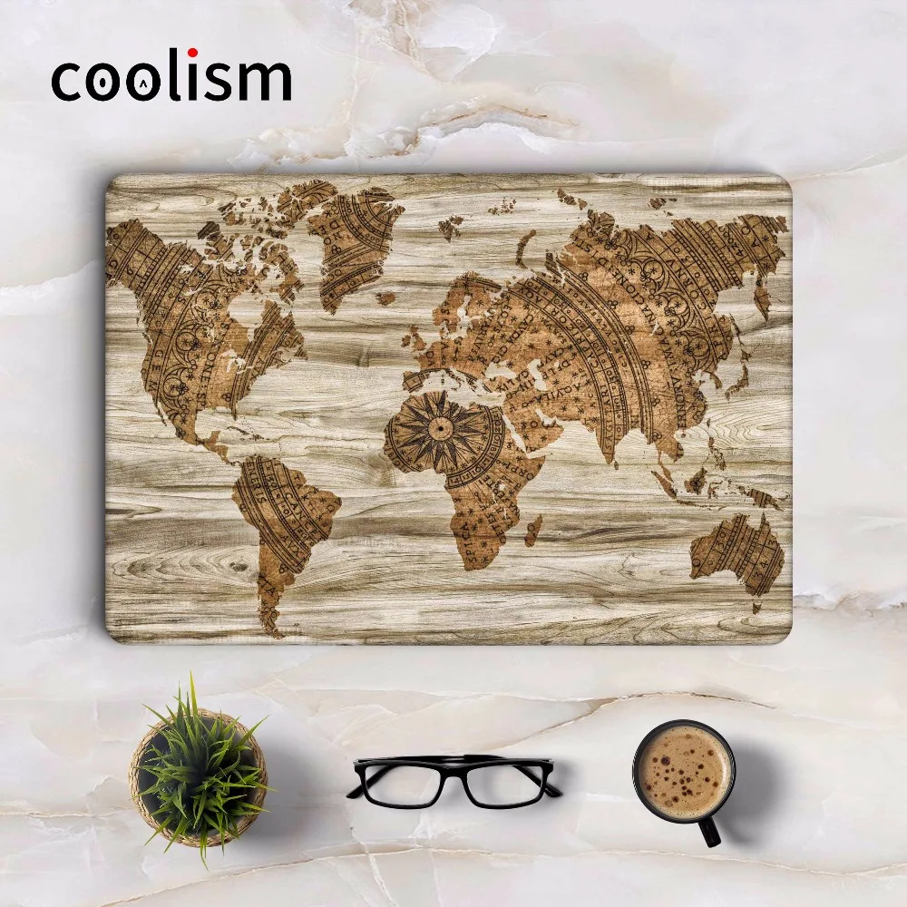 Wood World Map Laptop Full Cover Skin for Apple Macbook Air Pro Retina 11 12 13 15 inch Mac HP Notebook Protective Decal Sticker Wood World Map Laptop Full Cover Skin for Apple Macbook Air Pro Retina 11 12 13 15 inch Mac HP Notebook Protective Decal Sticker