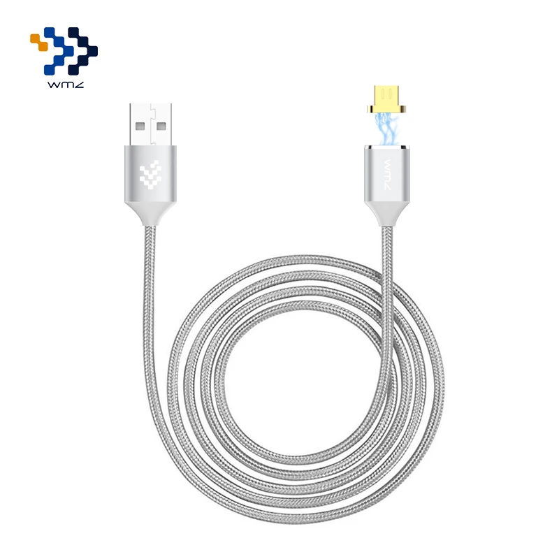 

Metal Magnetic Micro USB Cable Nylon Braided Cable Data Sync Charging Cable for Samsung LG Sony Huawei Xiaomi Andriod
