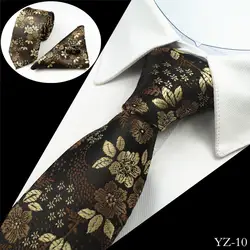 Новая мода галстук жениха джентльмен галстук набор одежда для свадьбы, дня рождения подарки галстук для Для мужчин великолепный Шелковый