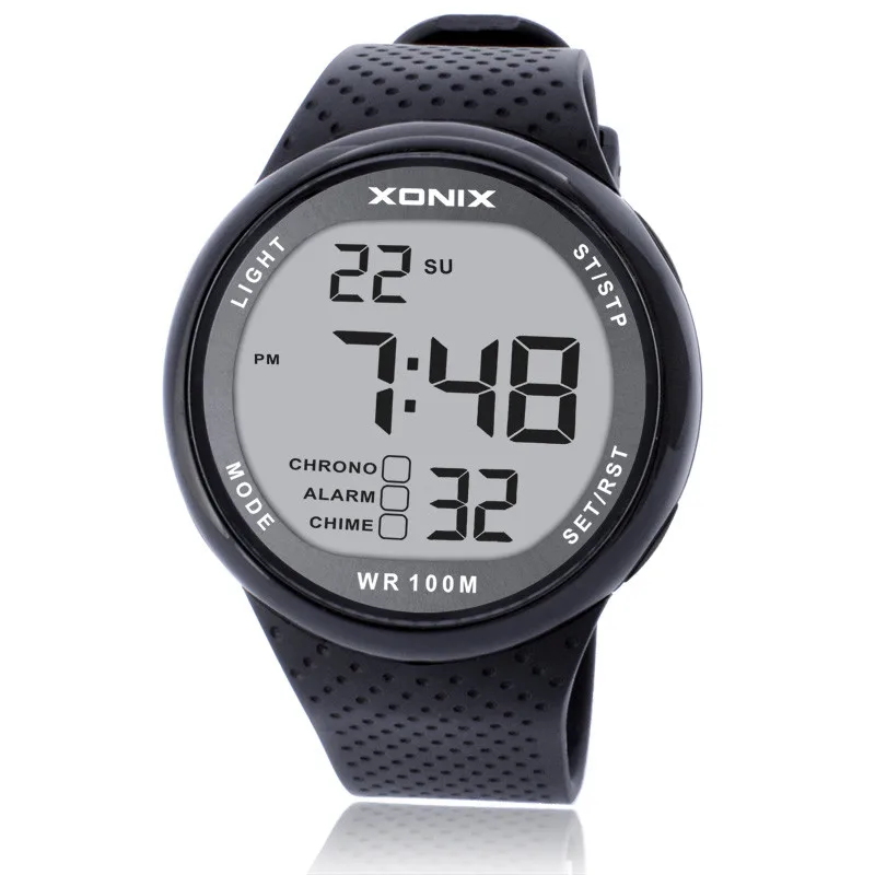 masculino led digital mergulho reloj hombre esporte