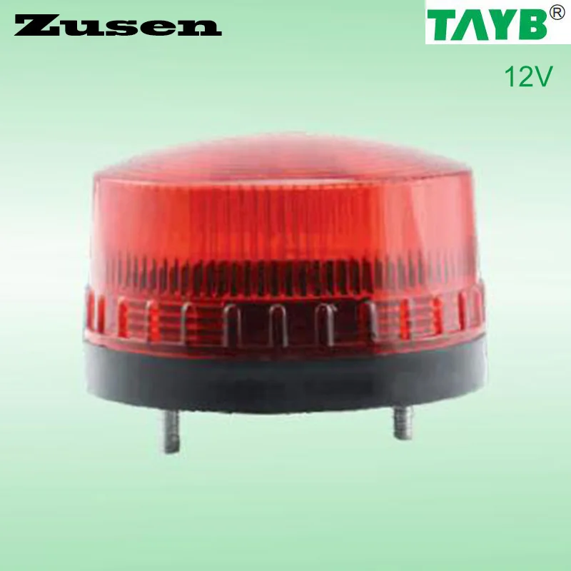 

Zusen 3 Color of red led TB35 12V Security Alarm Strobe Signal Warning Light LED Lamp small Flashing Light