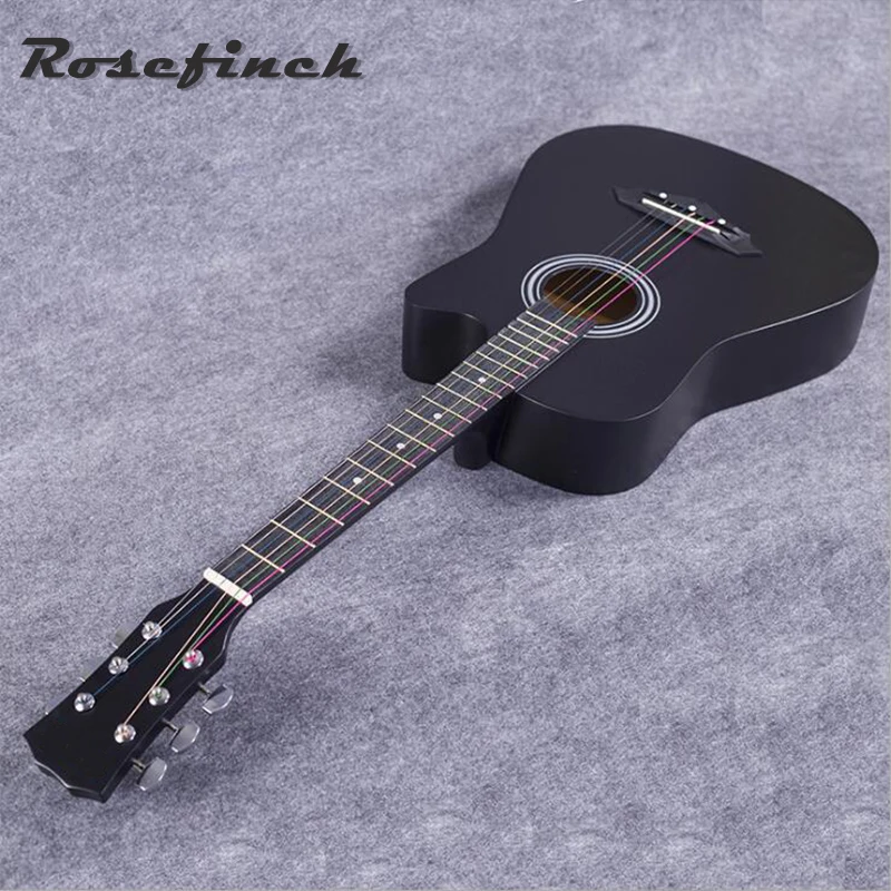 Includes CrescentTM Digital E-Tuner Natural Crescent MG38-NR 38 Acoustic Guitar Starter Package