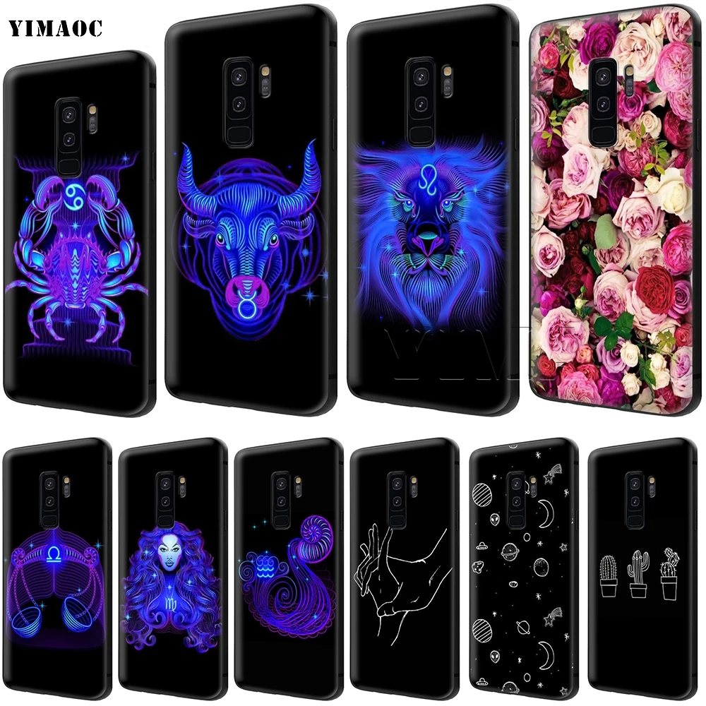 

YIMAOC Zodiac Signs Case for Samsung Galaxy A7 A8 A9 A10 A20 A30 A40 A50 A70 M10 M20 M30 S10 S10e J6 Plus