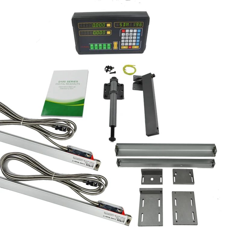 2 Axis Dro Digital Readout Display 2 Linear Scale with 50 1000mm