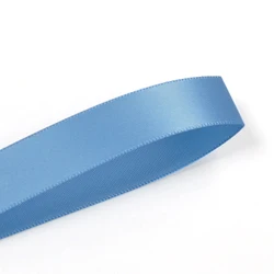 Elegant Blue Double Face Satin Ribbon - 100 Yards for Party & Wedding Decorations, Crafts, and Handmade Roses (Porcelain blue 336)