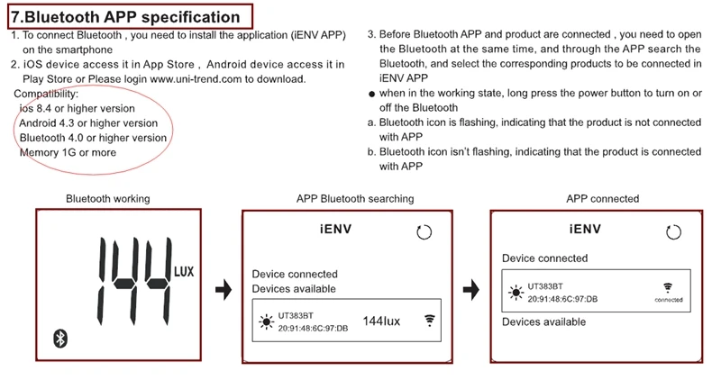 ut383bt bluetooth specification__
