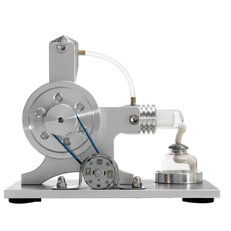 

Mini Hot Air Stirling Motor Power Electricity Generator Led Alpha Engine Model Educational Physics Experiment Kit
