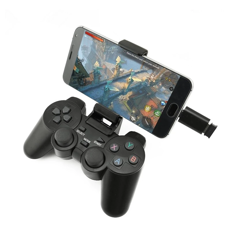 Беспроводной геймпад для ПК для PS3 Android Phone tv Box джойстик 2,4G Joypad пульт дистанционного управления для Xiaomi Micro USB/type C OTG Смартфон