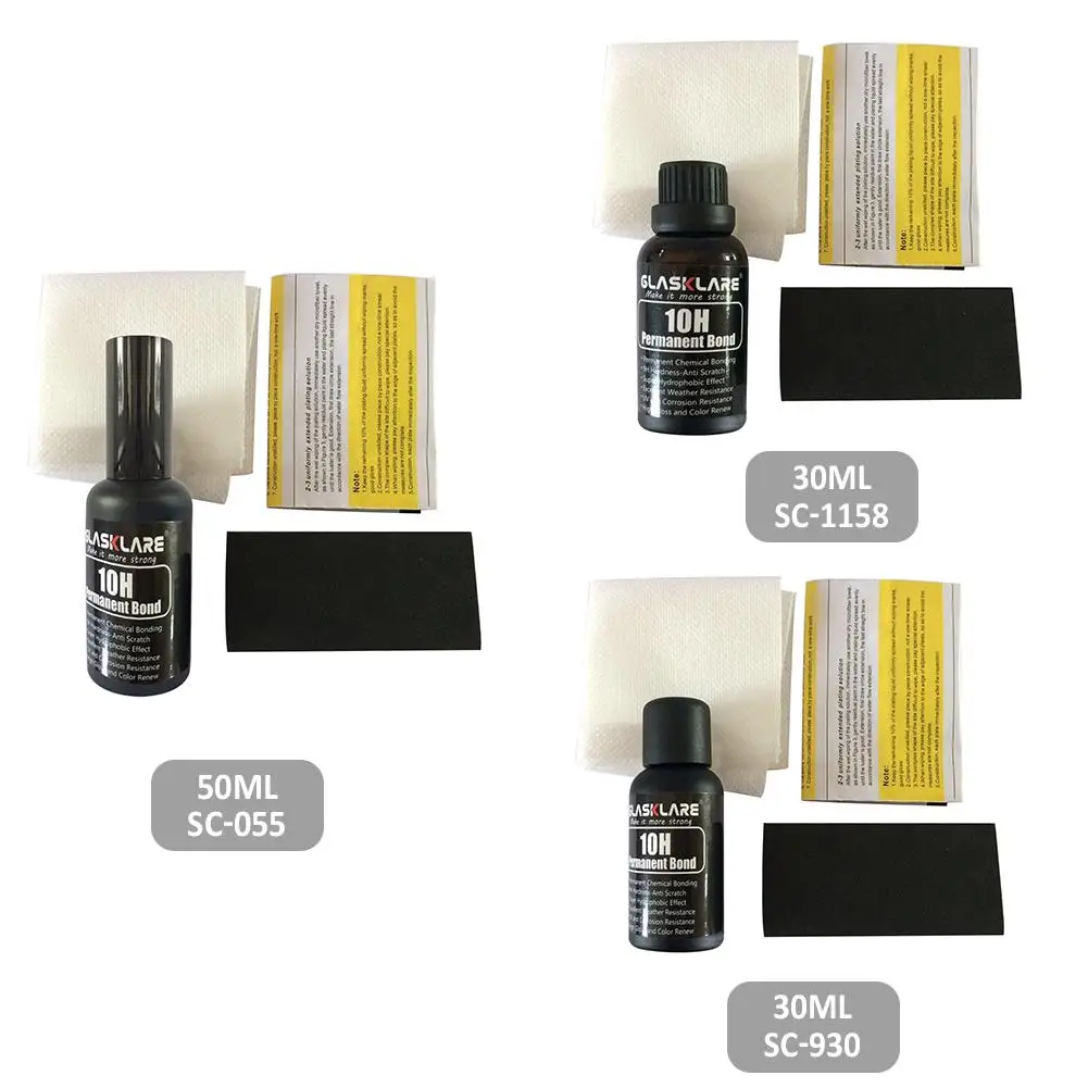 50ML/30ML 10 H Car Ceramic Spray Coating Of Nanocrystalline Crystal Car Body Varnish Nano Liquid Glass Crystal Coating