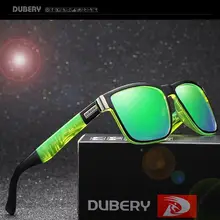 DUBERY фирменный дизайн поляризованные солнцезащитные очки мужские водительские очки Мужские Винтажные Солнцезащитные очки для мужчин Spuare зеркальные летние UV400 Oculos