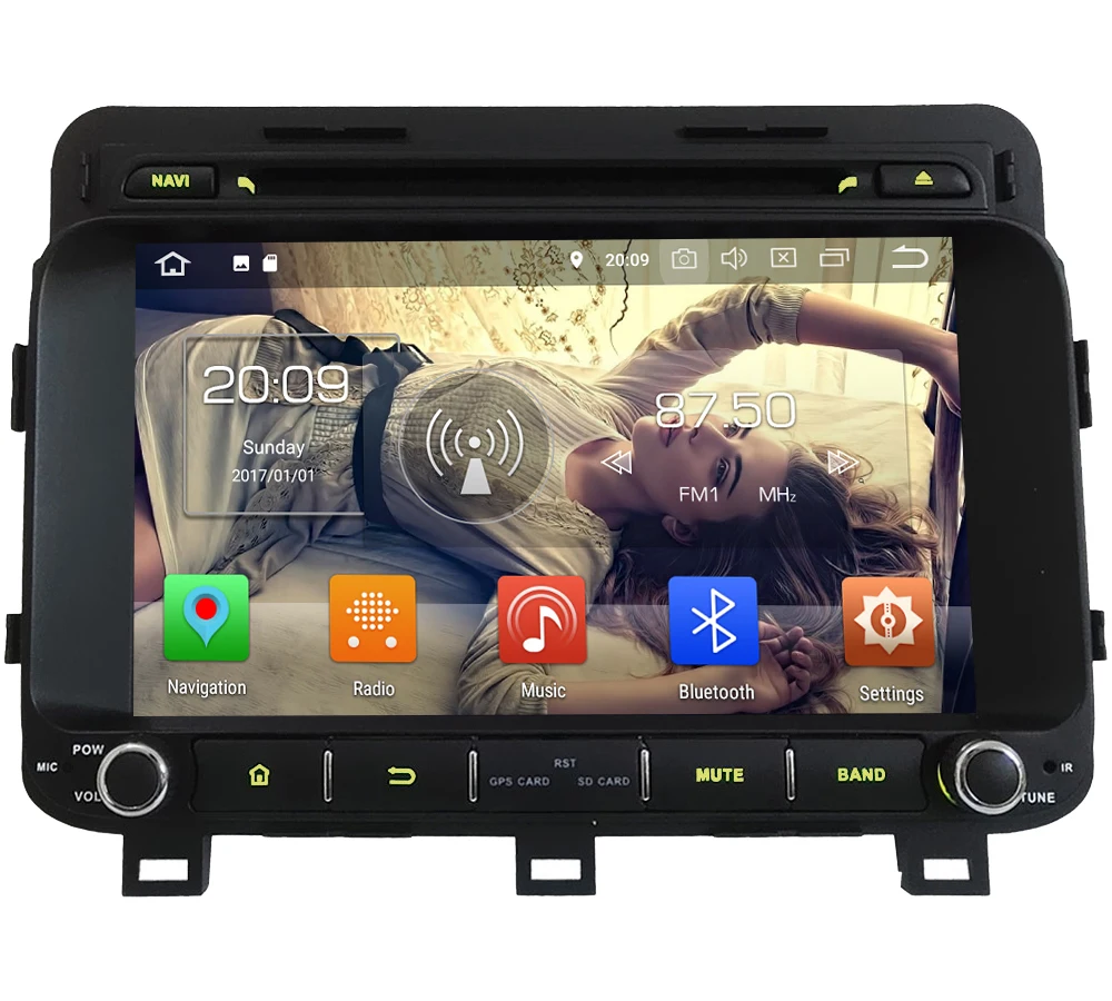 Excellent 8" Octa Core 4G Wifi Android 8.1 4GB RAM 64GB ROM RDS BT Car DVD Player Radio GPS Glonass Navigation For Kia K5 Optima 2014 2015 0
