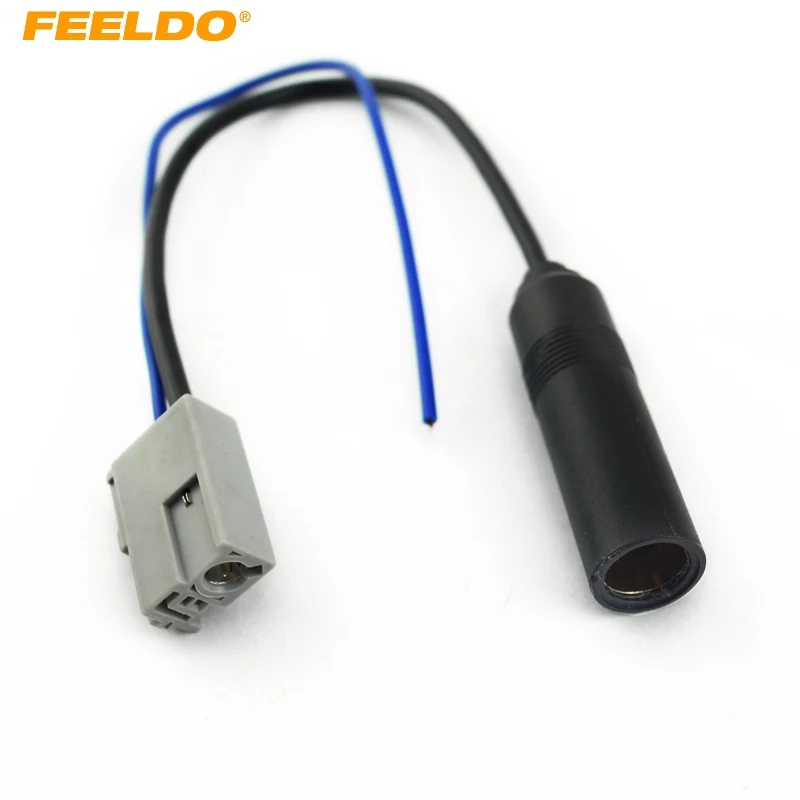 

FEELDO 1pc Auto Car CD Radio Antenna Wire Harness Connector Stereo Radio Antenna Adapter for Honnda City#4166