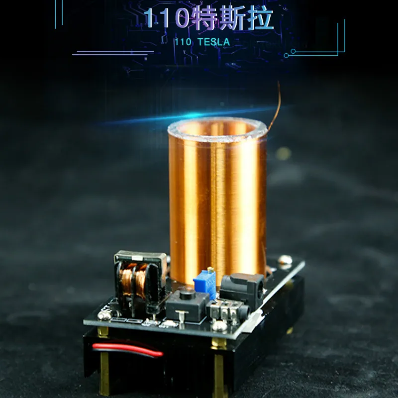 110 Тесла радиатора 6 см мини катушки аудио изоляции с выключателем