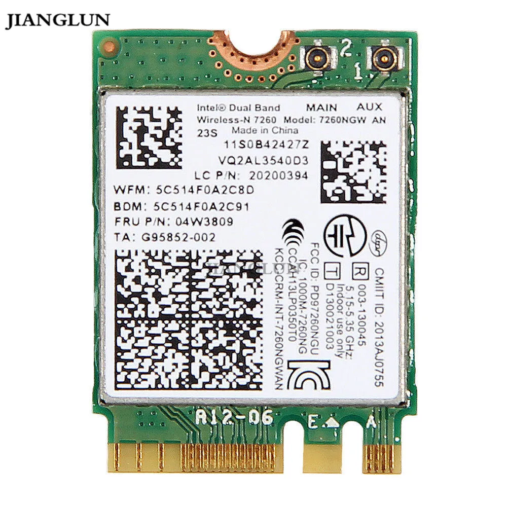 Lenovo T440 T440s T431 X240 X230s NIC WiFiWlan Card 04X6008 (1)