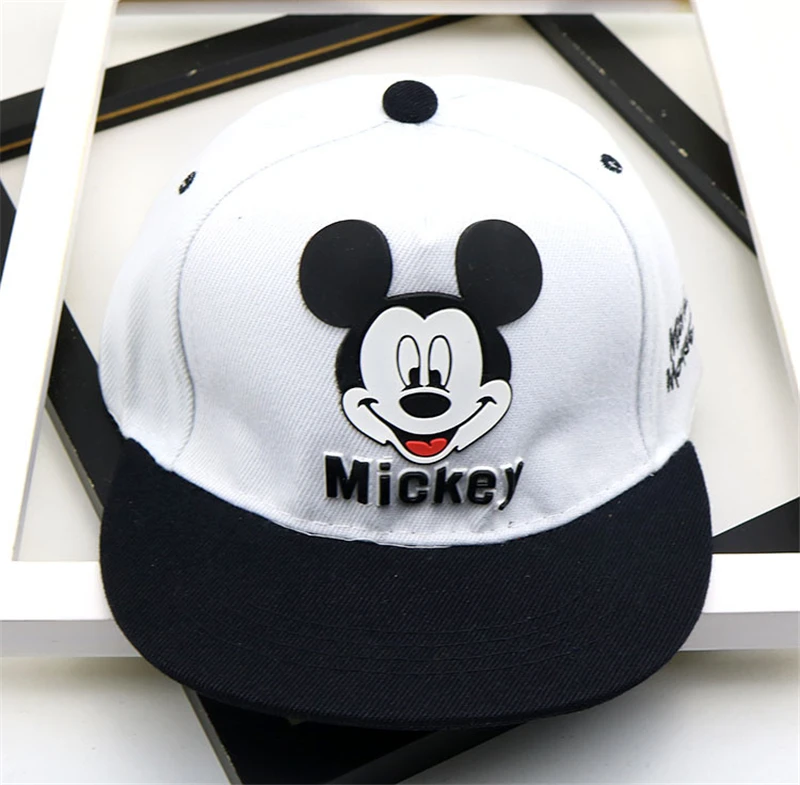 17 colors Children Cartoon Baseball Hat Mouse Mickey Kids Hat Boys and Girls Adjustable Baseball Caps Outdoor Sunscreen Hat