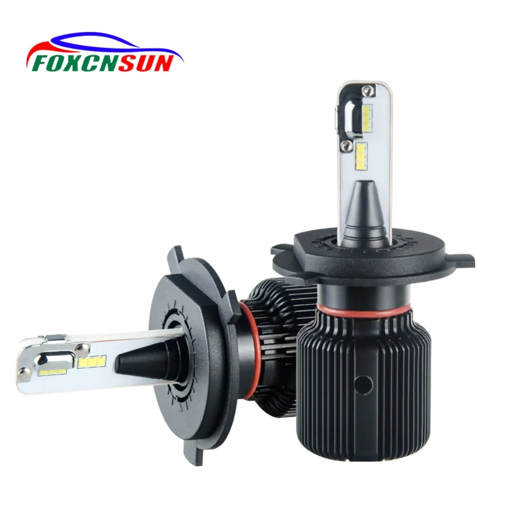 Mini CSP CANBUS LED H7 H4 H11 H1 H13 9004 9007 6000K Bulbs 8000LM Car