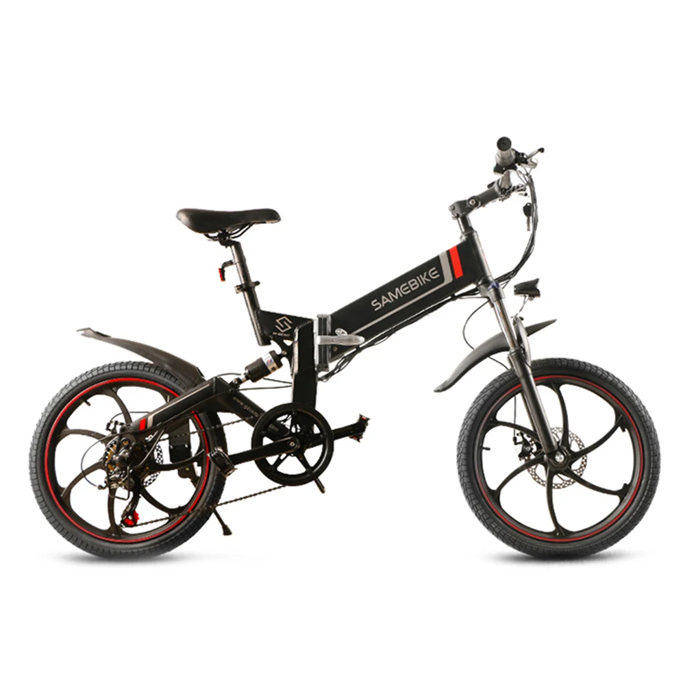 Samebike Electric Bike Moped Bicycle 48V Electric Bike 350W Motor 10Ah Smart Folding Electric Bicycle Moped Bicycle Fast Ship