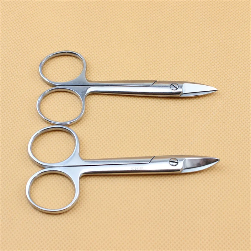 Dental Orthodontic Beebee Crown Scissor Half Moon Curve / Straight