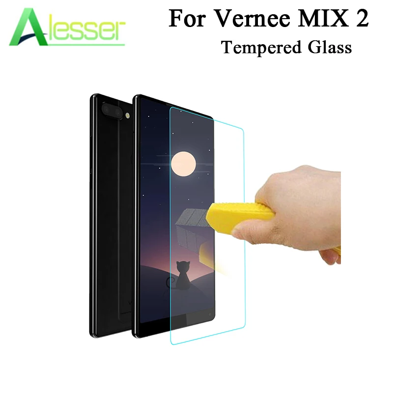 Alesser для Vernee MIX 2 закаленное защитная стеклянная пленка экрана Защитная замены